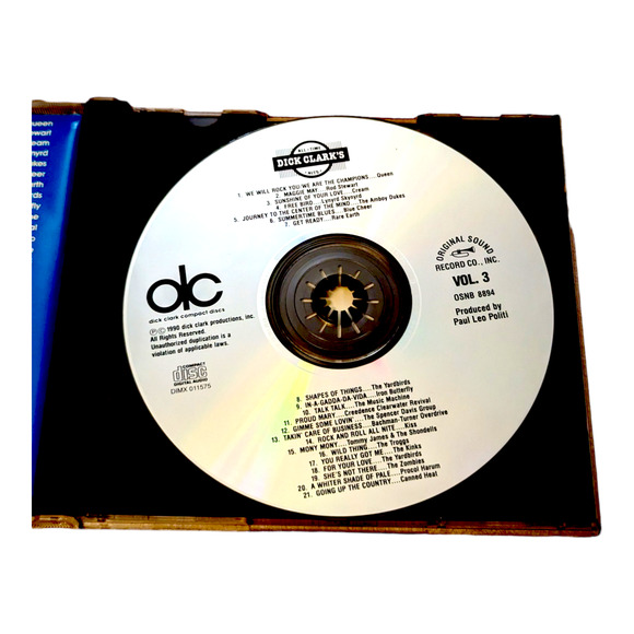 Lot of 2 Dick Clark's All Time Hits CDs Volumes 3 & 4 Vintage Music - Picture 6 of 7